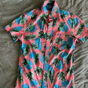 Mens J.Crew Flex short sleeve button up